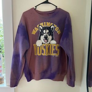 Bleach dyed Vintage UW Crew Neck 💜